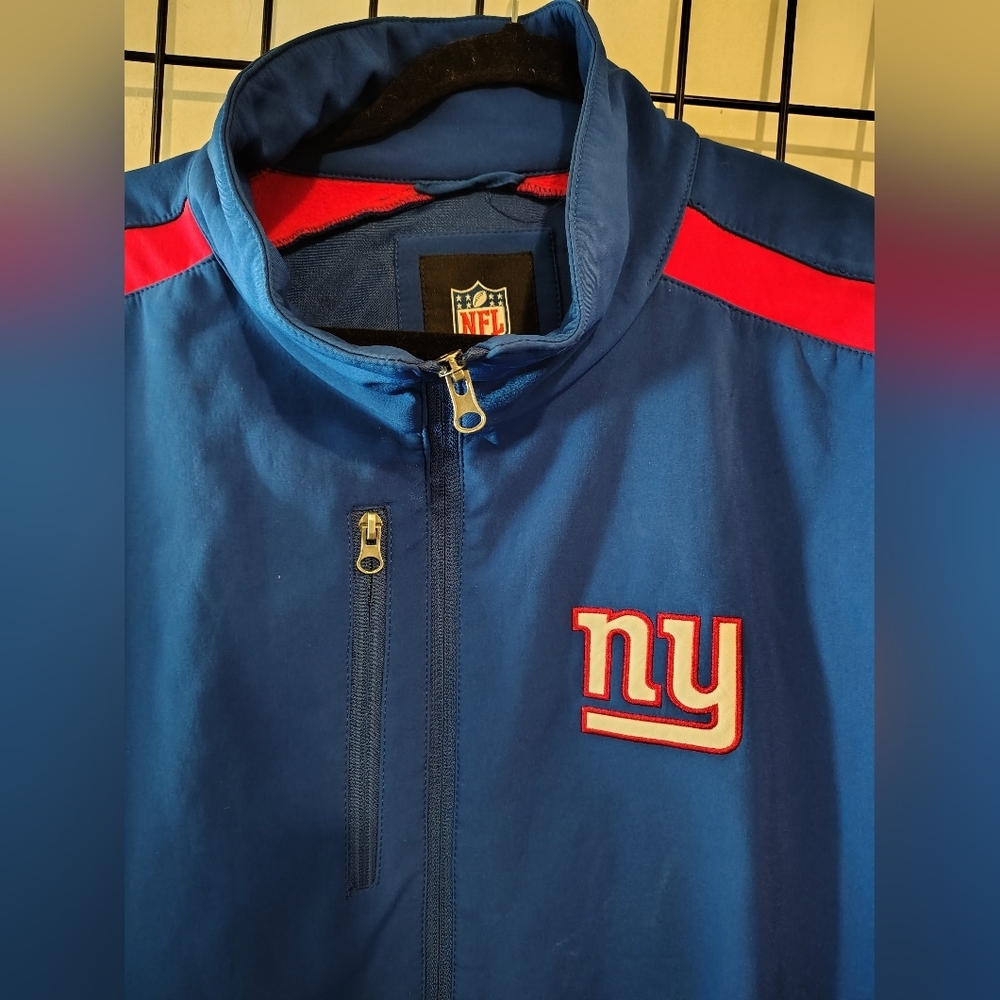 New York Giants NFL G-III Big & Tall Full-Zip Soft Shell Jacket - Picture 3 of 11